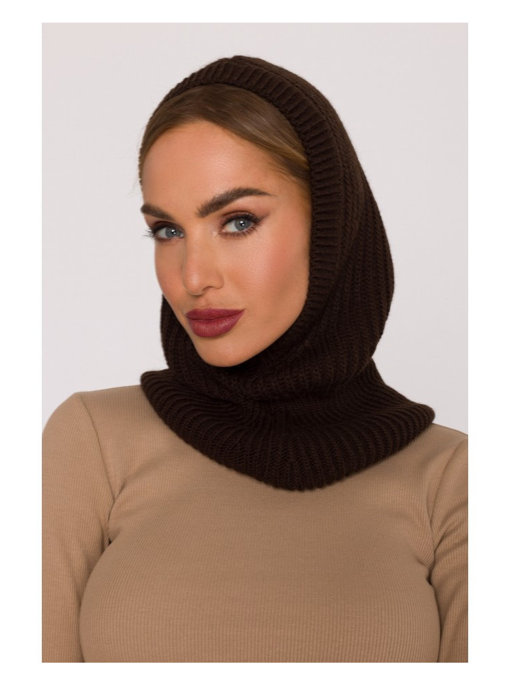 M899 Šiltas šalmas-kaukė - ruda