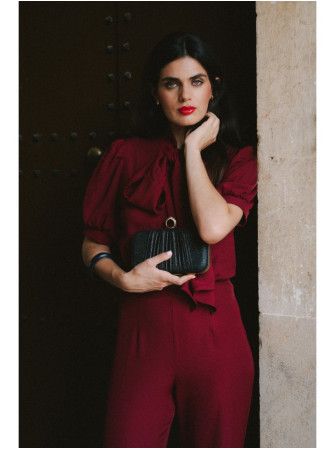 S421 Kombinezonas su raišteliu - kaštoninė