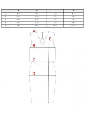 S422 Suknelė su nėrinių detale - juoda
