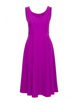 S424 Priglundanti ir platėjanti suknelė - levandų