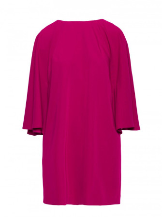 S426 Mini suknelė su šikšnosparnio rankovėmis - slyvų