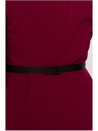 S427 Baskinė suknelė - kaštoninė