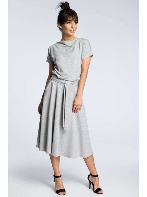 B067 Flared dress - grey