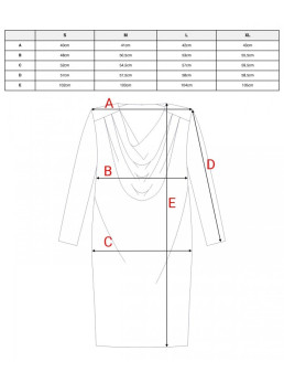 S428 Suknelė su krentančia apykakle - kaštoninė