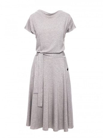 B067 Flared dress - grey