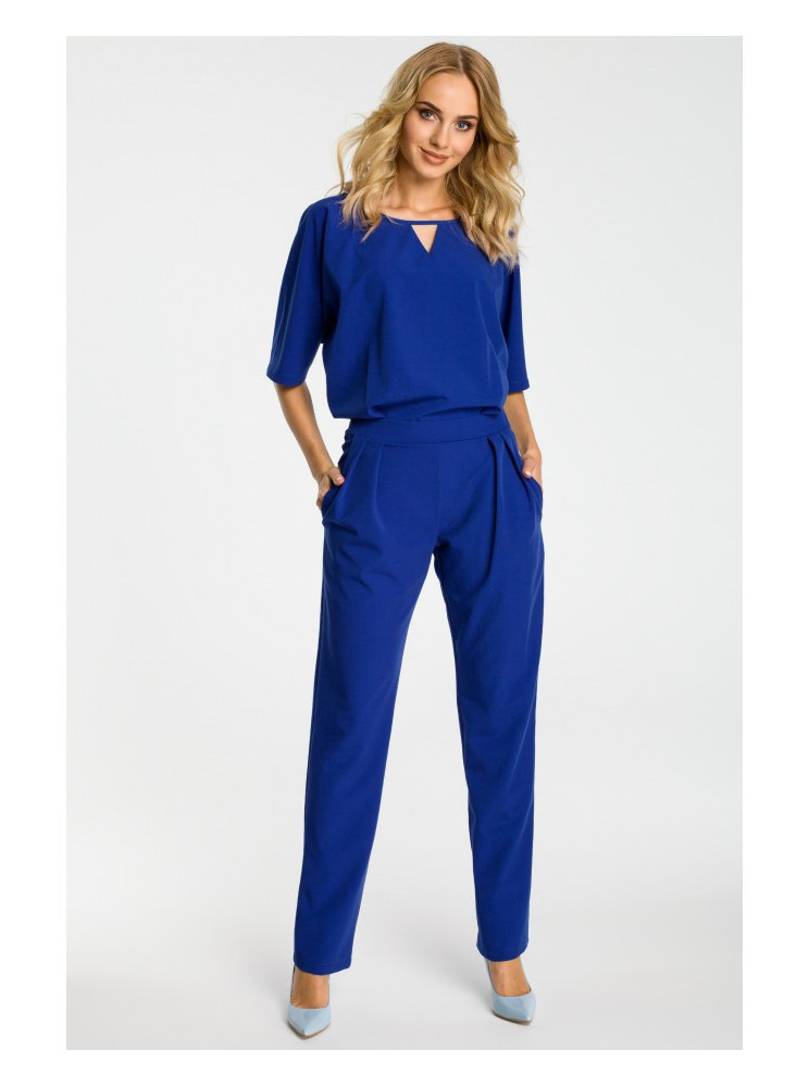 M334 Kombinezonas kimono rankovėmis - karališka mėlyna