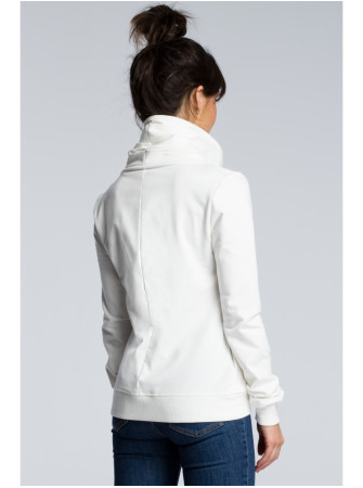 B071 Džemperis su užtrauktuku - nebalinta