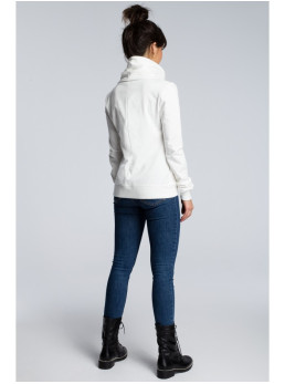 B071 Džemperis su užtrauktuku - nebalinta