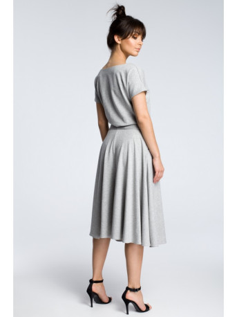B067 Flared dress - grey
