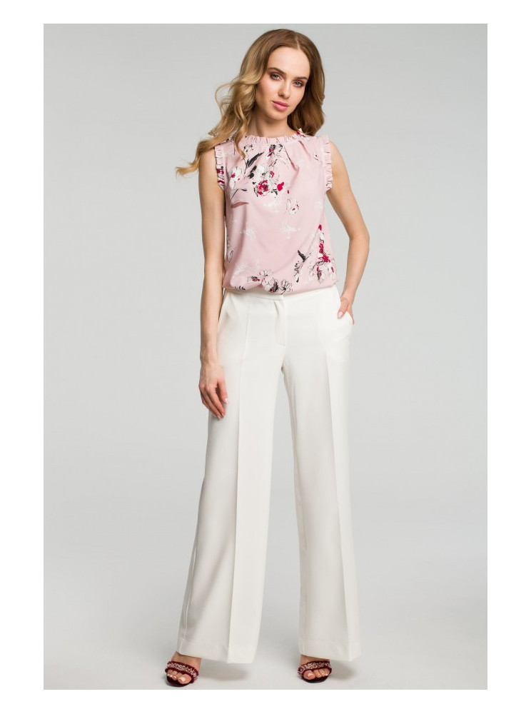 M378 Plataus kirpimo kelnės - nebalinta