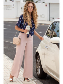 M378 Plačios kelnės - pudros