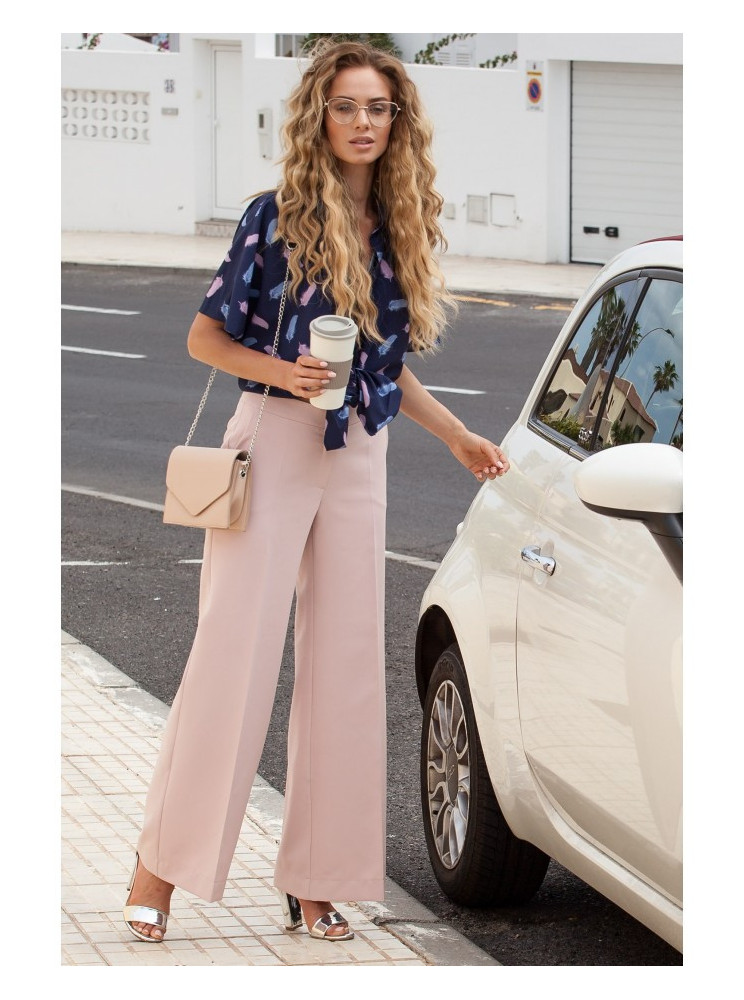 M378 Plačios kelnės - pudros