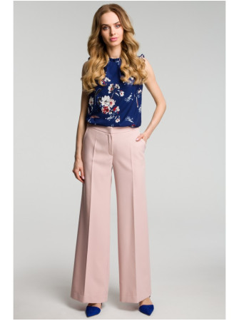 M378 Plačios kelnės - pudros