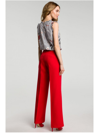 M378 Plačios kelnės - raudona