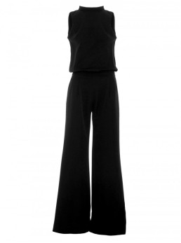 M382 Kombinezonas atvira nugara - juoda