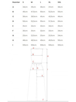 M382 Kombinezonas atvira nugara - pudros
