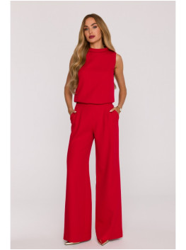 M382 Kombinezonas atvira nugara - raudona