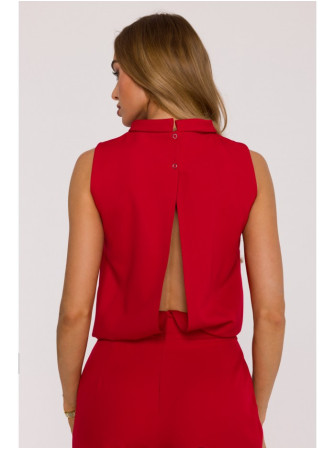 M382 Kombinezonas atvira nugara - raudona
