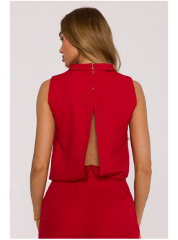 M382 Kombinezonas atvira nugara - raudona