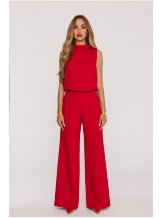 M382 Kombinezonas atvira nugara - raudona
