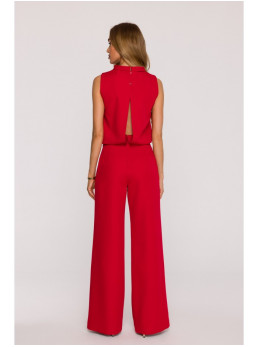 M382 Kombinezonas atvira nugara - raudona