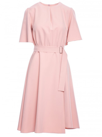 M396 Pudros spalvos suknelė - pudros