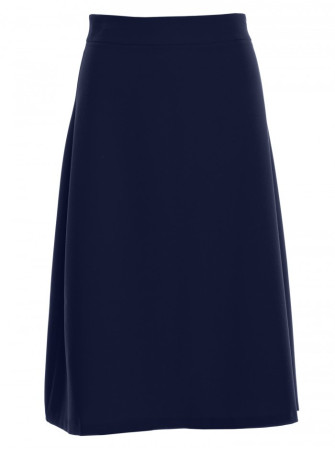 S133 A silueto midi sijonas - tamsiai mėlyna