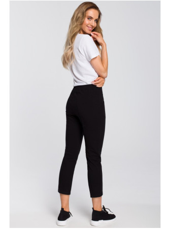 M411 7/8 ilgio sportinės kelnės - juoda