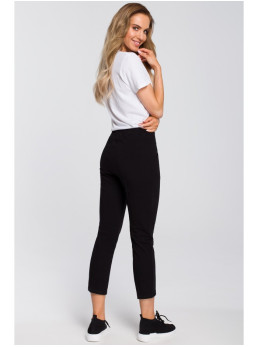 M411 7/8 ilgio sportinės kelnės - juoda