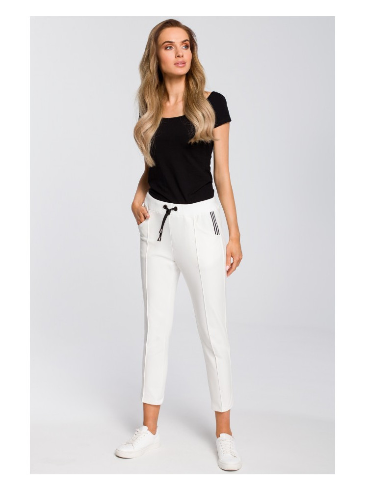 M411 7/8 ilgio sportinės kelnės - nebalinta