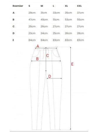 M411 7/8 ilgio sportinės kelnės - nebalinta
