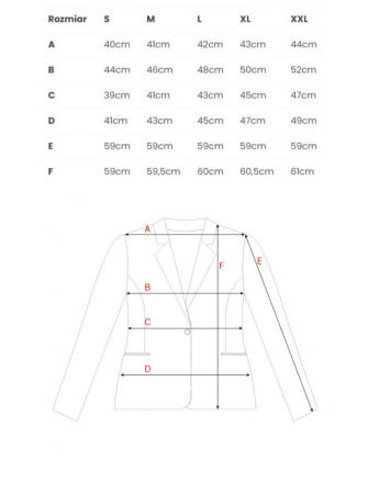S154 Vienos sagos švarkas - juoda