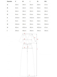 M703 Jumpsuit with decorative V-neck top - khaki