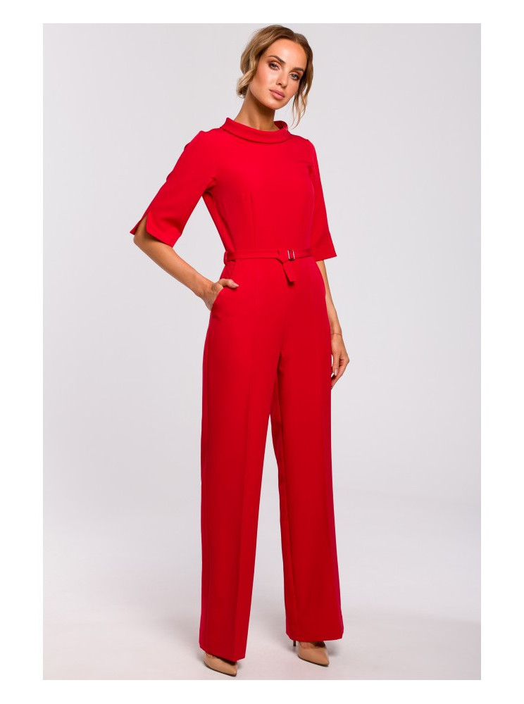M463 Kombinezonas aukštu kaklu - raudona