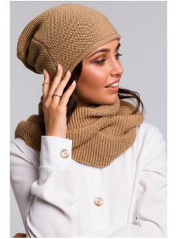 BK042 Apskritas šalikas - karamelės