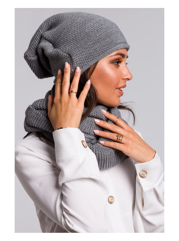 BK044 Pilka kepurė "Barchė" - pilka