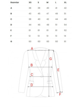 M051 Švarkas su smailėjančia apykakle ir viena saga - juoda