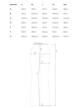 M704 High waisted flared trousers - black