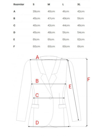M243 Švarkas - juoda