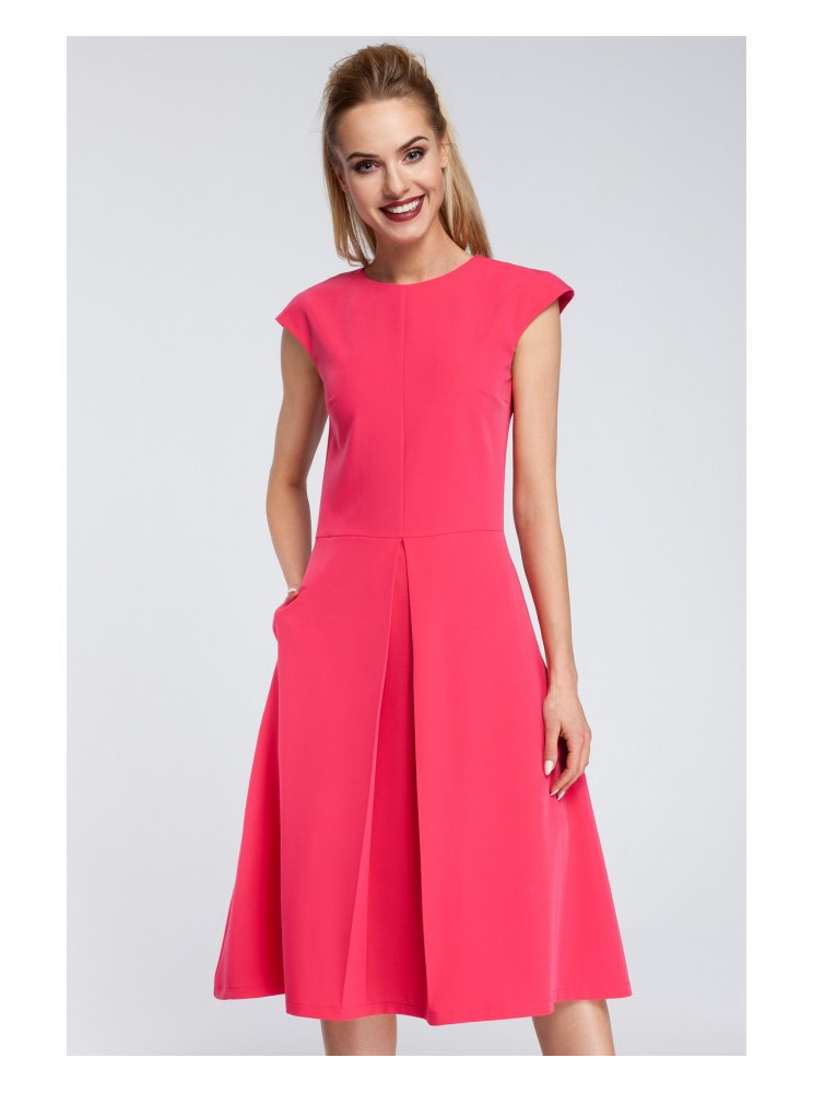 M296 Sukarpyta rožinė suknelė - rožinė