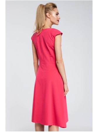 M296 Sukarpyta rožinė suknelė - rožinė