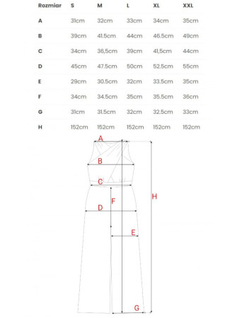 .K029 Kombinezonas su kryžiuotu priekiu - raudona