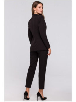 .K036 Vienaeilis švarkas - juoda