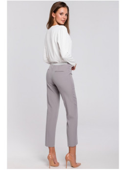 .K037 Apgaubiančio stiliaus palaidinė - nebalinta