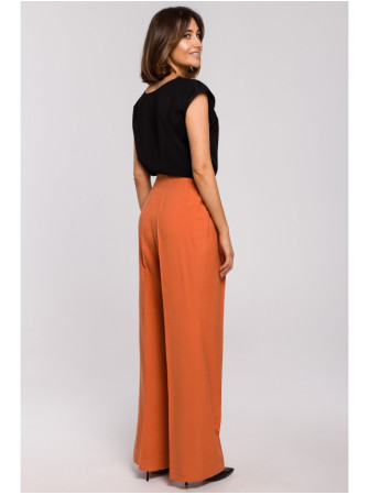 S206 Berankovė palaidinė nėriniuota iškirpte - juoda