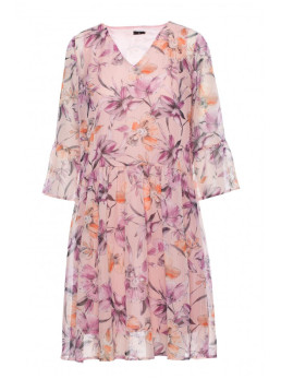 S214 Šifono suknelė pažemintu liemeniu – 2 modelis - spalva