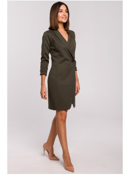 S217 Švarkas-suknelė - chaki