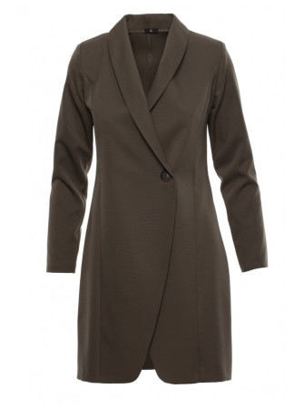 S217 Švarkas-suknelė - chaki