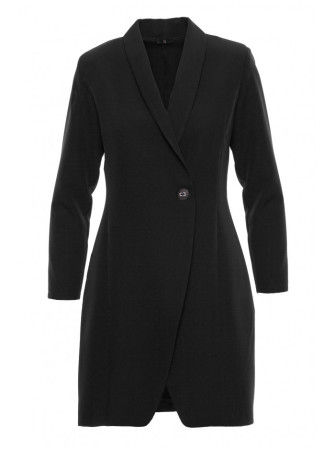 S217 Švarkinė suknelė - juoda