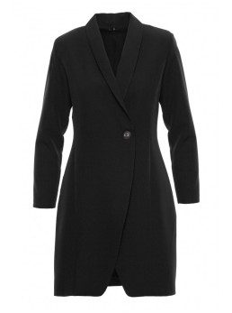 S217 Švarkinė suknelė - juoda